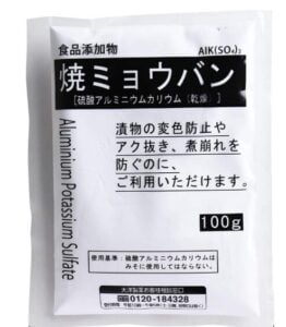 ミョウバンはどこに売ってる？100均